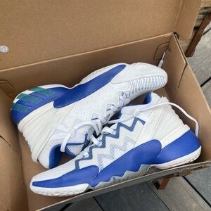 Adidas - D.O.N Issue #2 White and Royal Blue